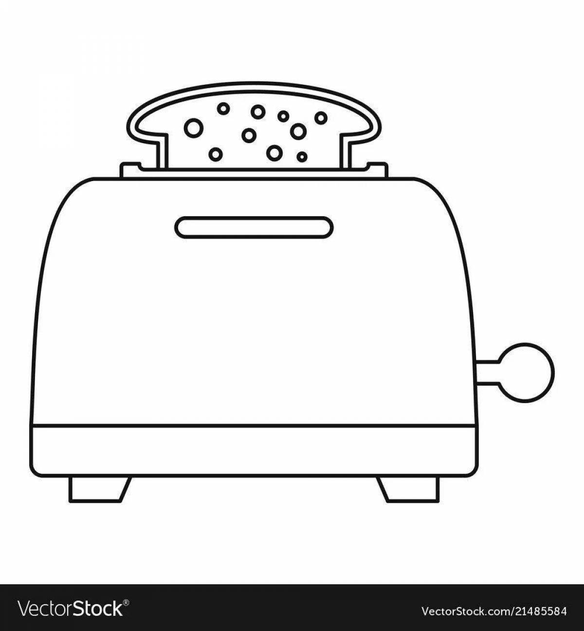 Incredible toaster coloring book