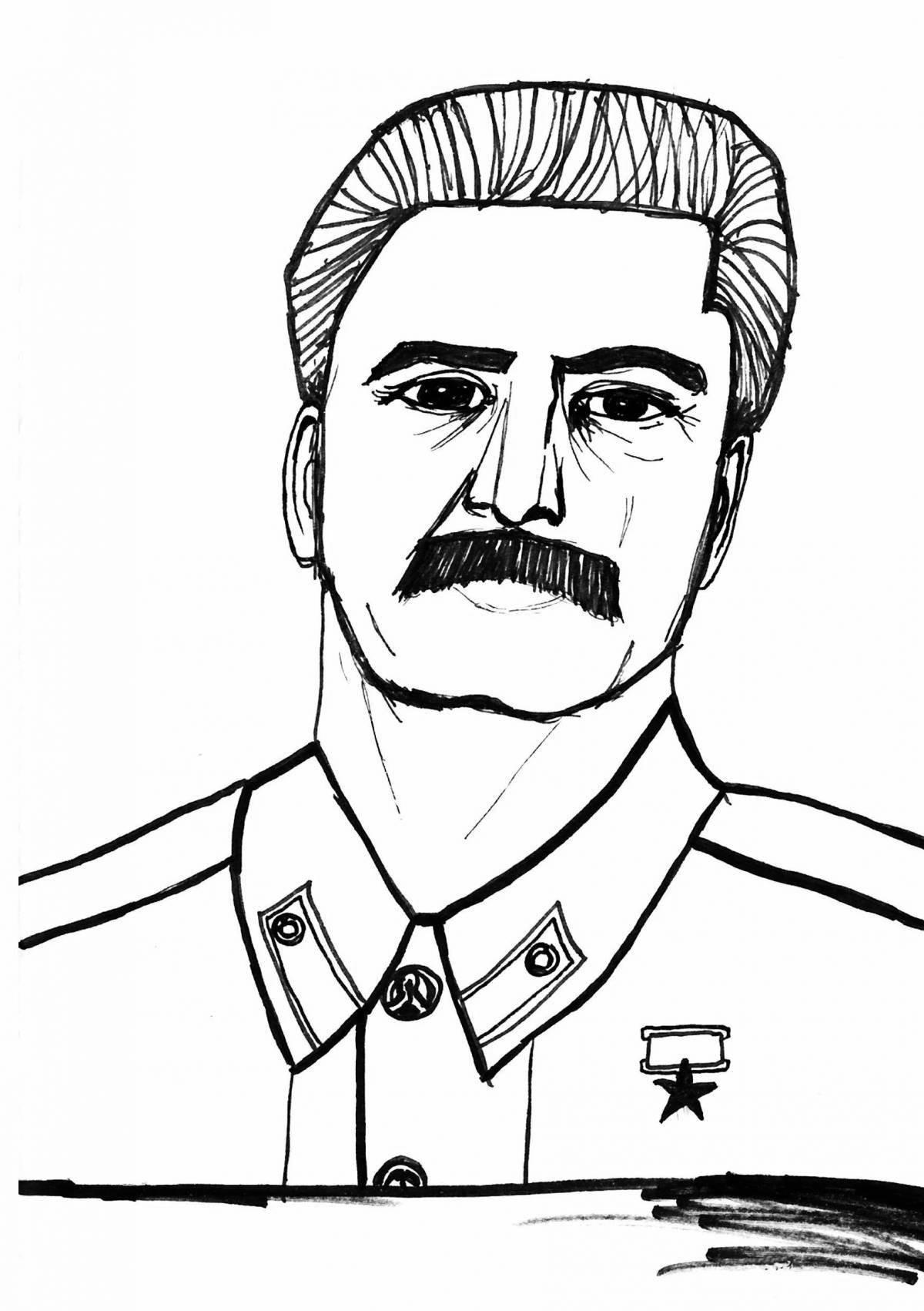 Hitler attack coloring page