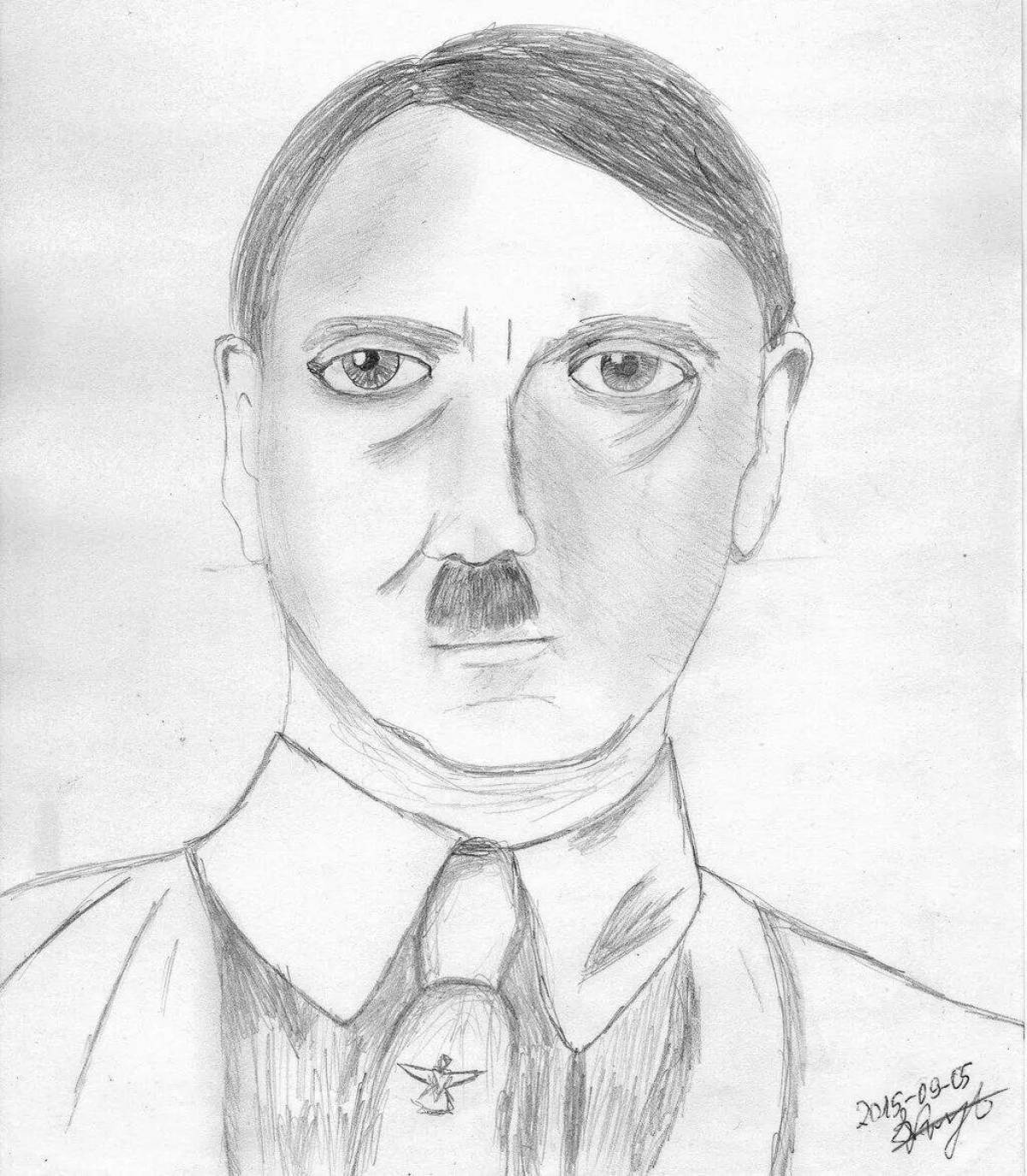 Brilliant hitler coloring book