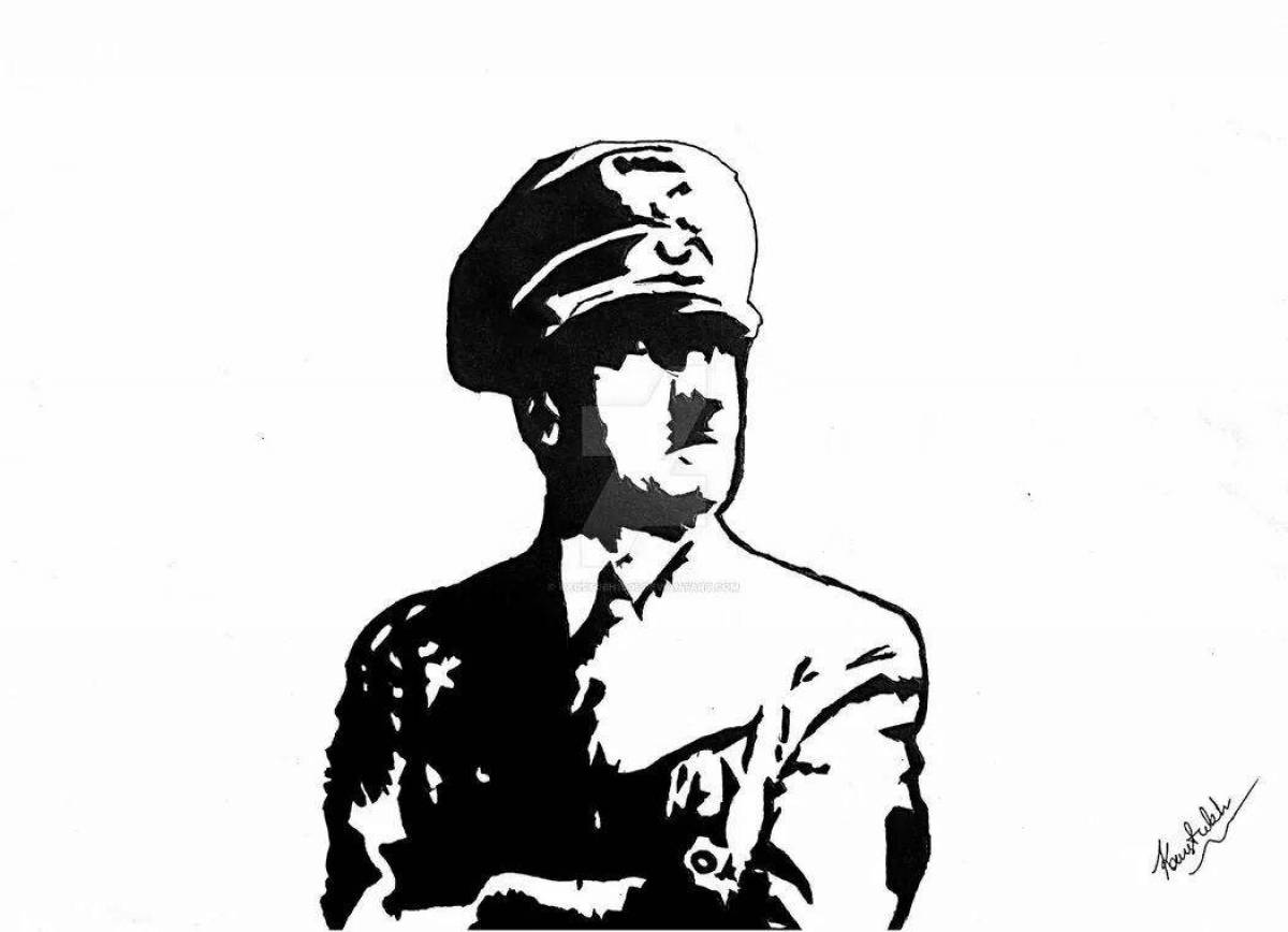 Exquisite hitler coloring book