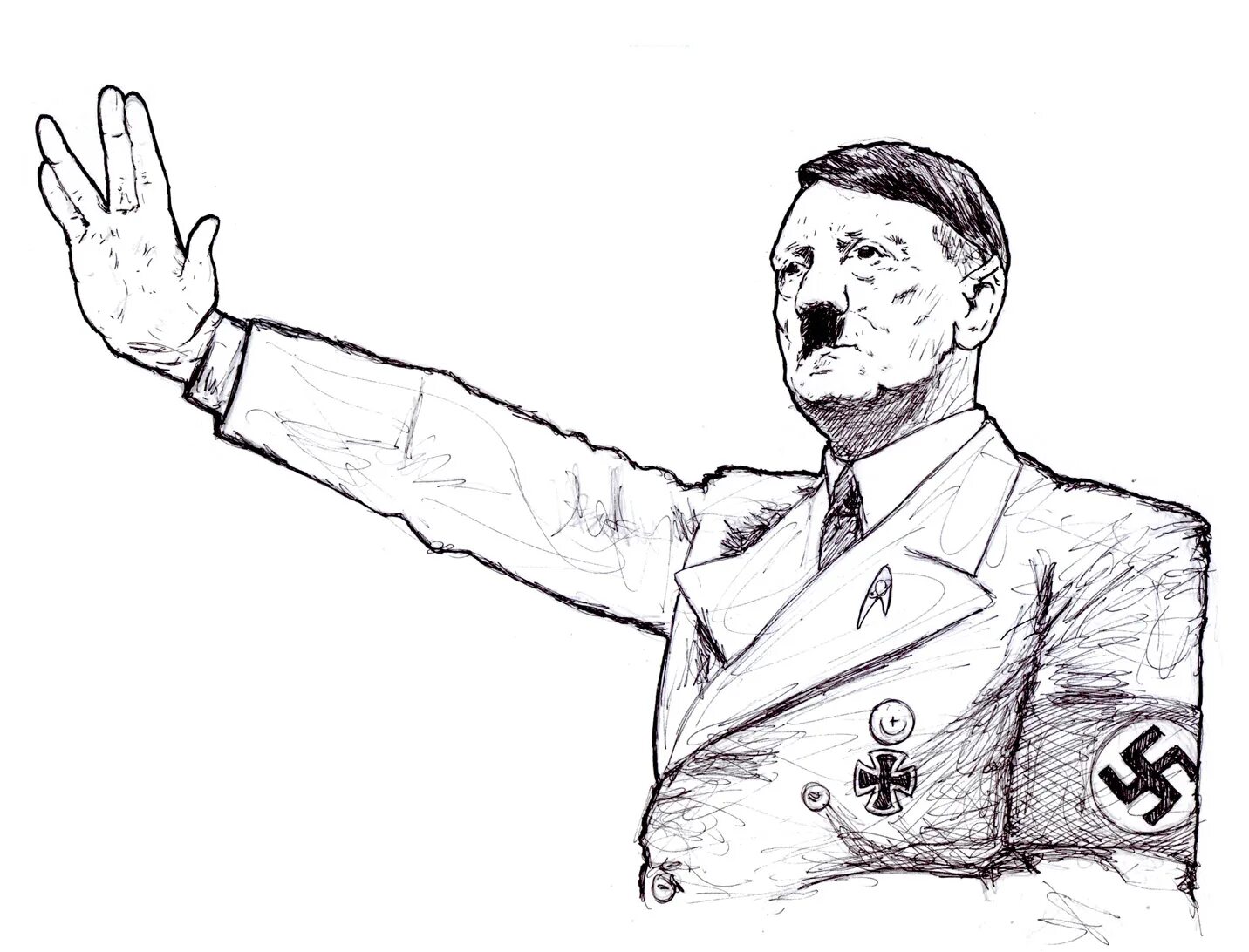 Hitler's fancy coloring