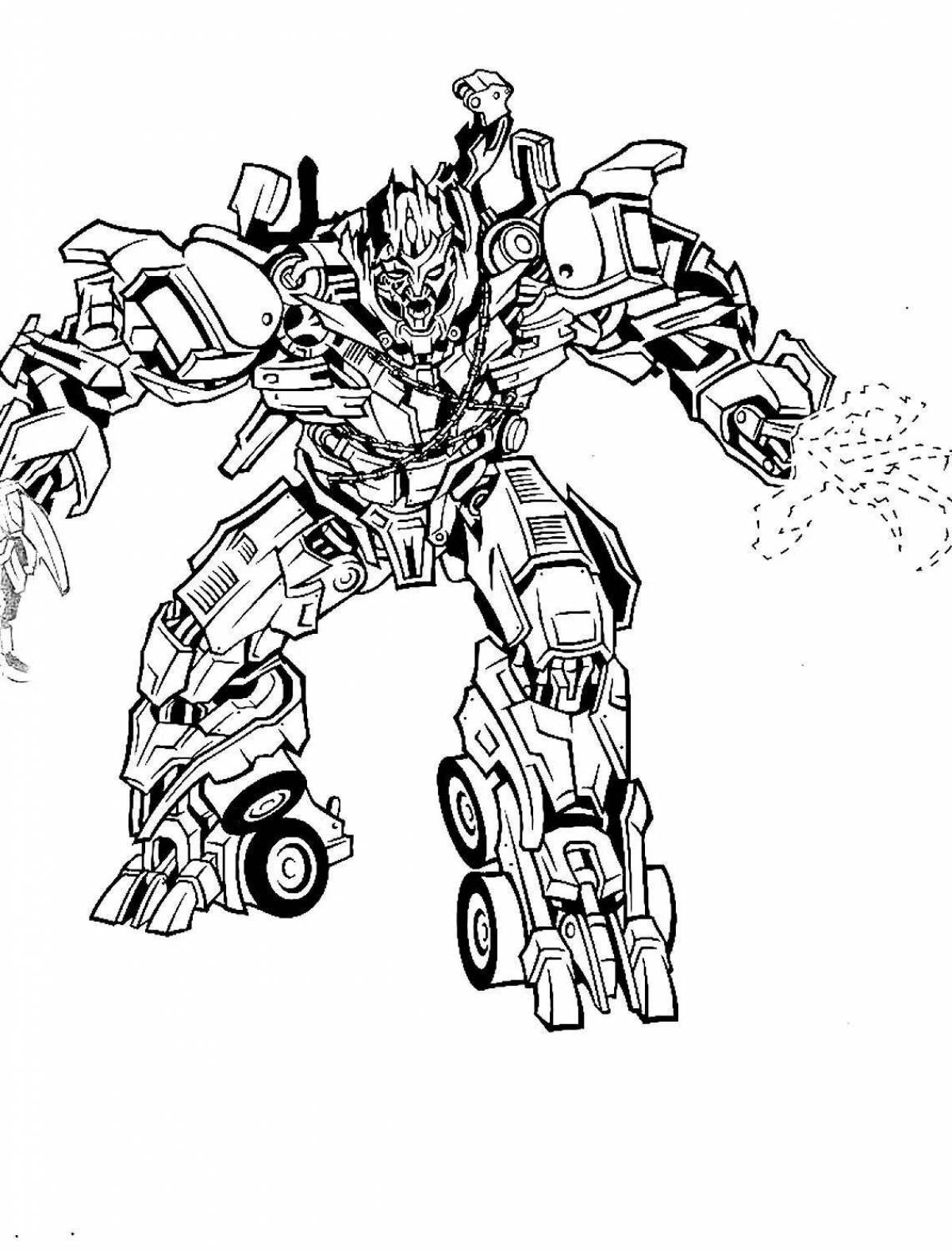 Fun coloring ironhide