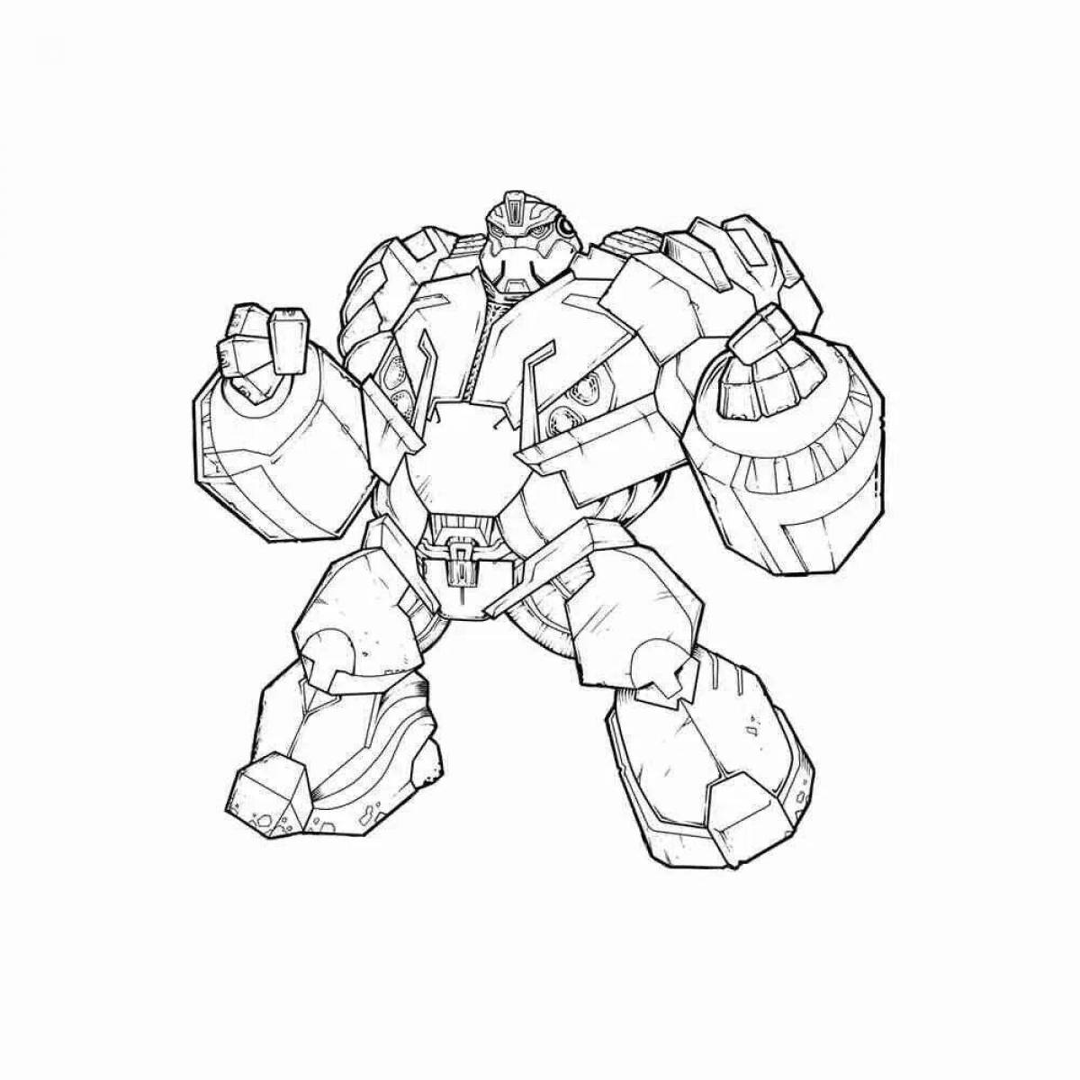 Coloring majestic ironhide