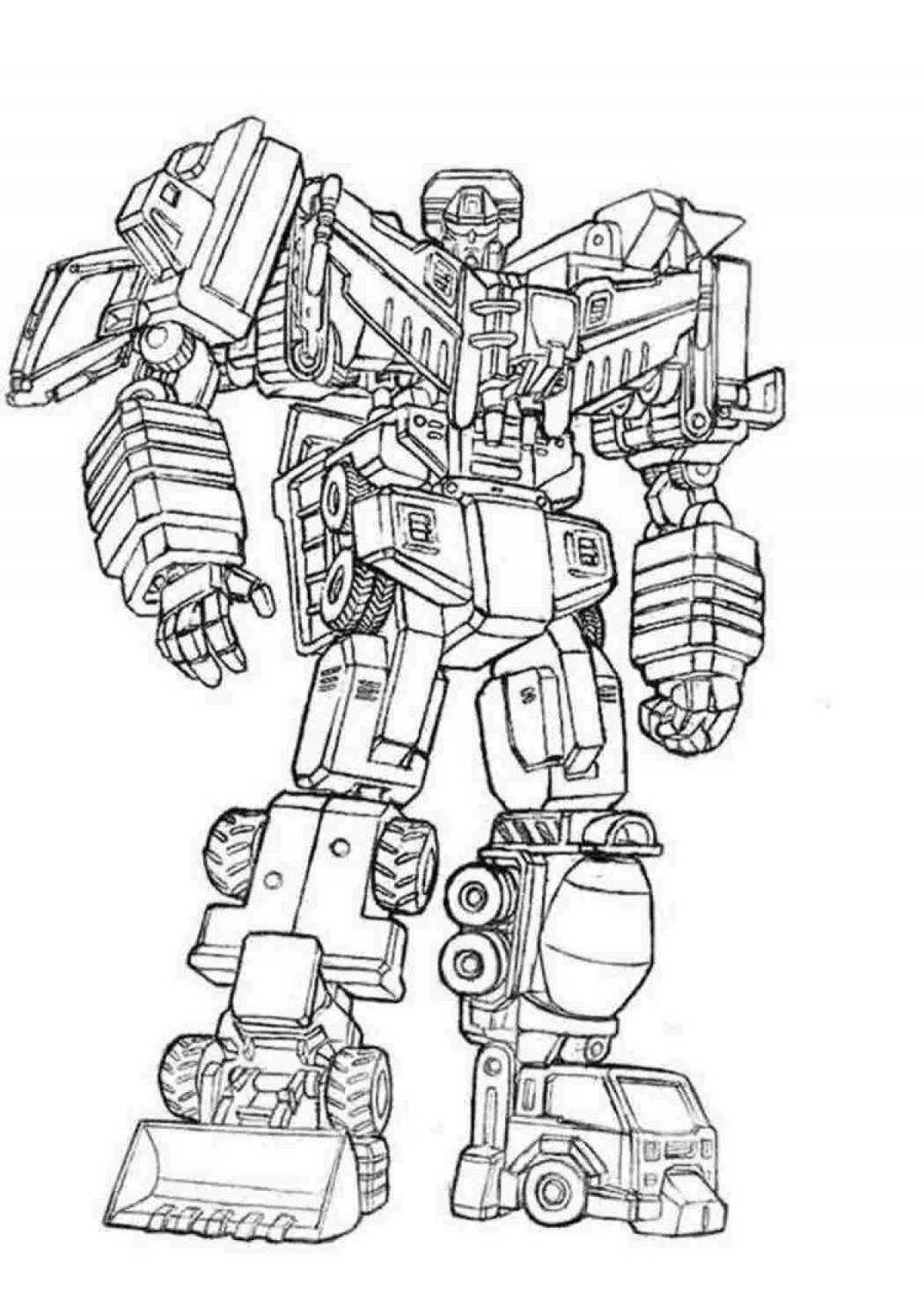 Tempting ironhide coloring page