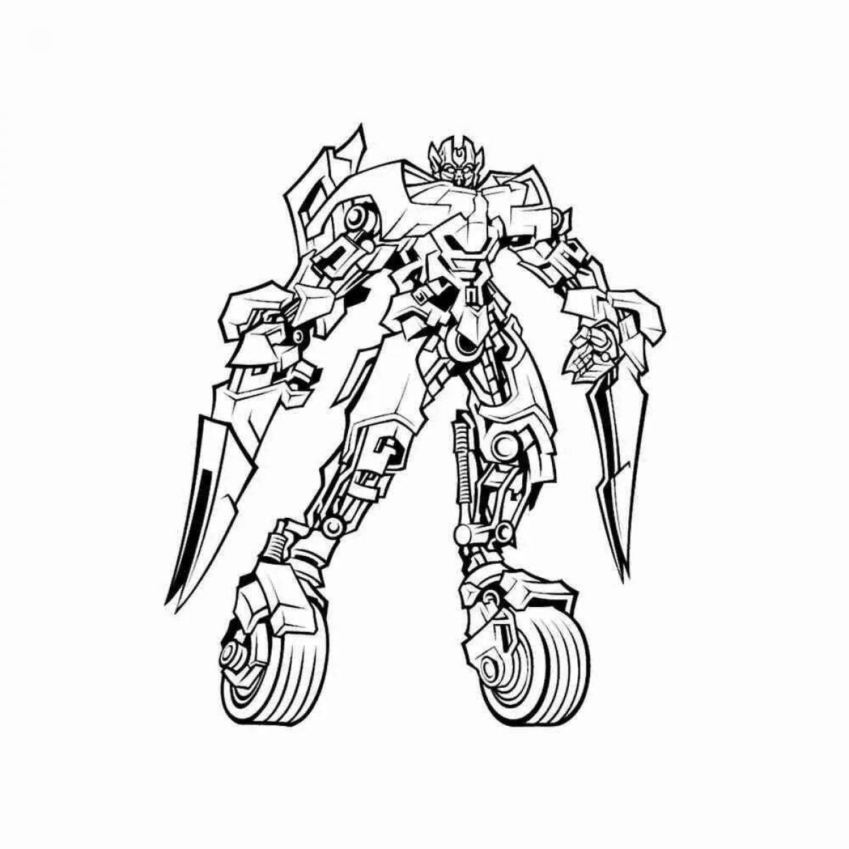 Violent ironhide coloring page