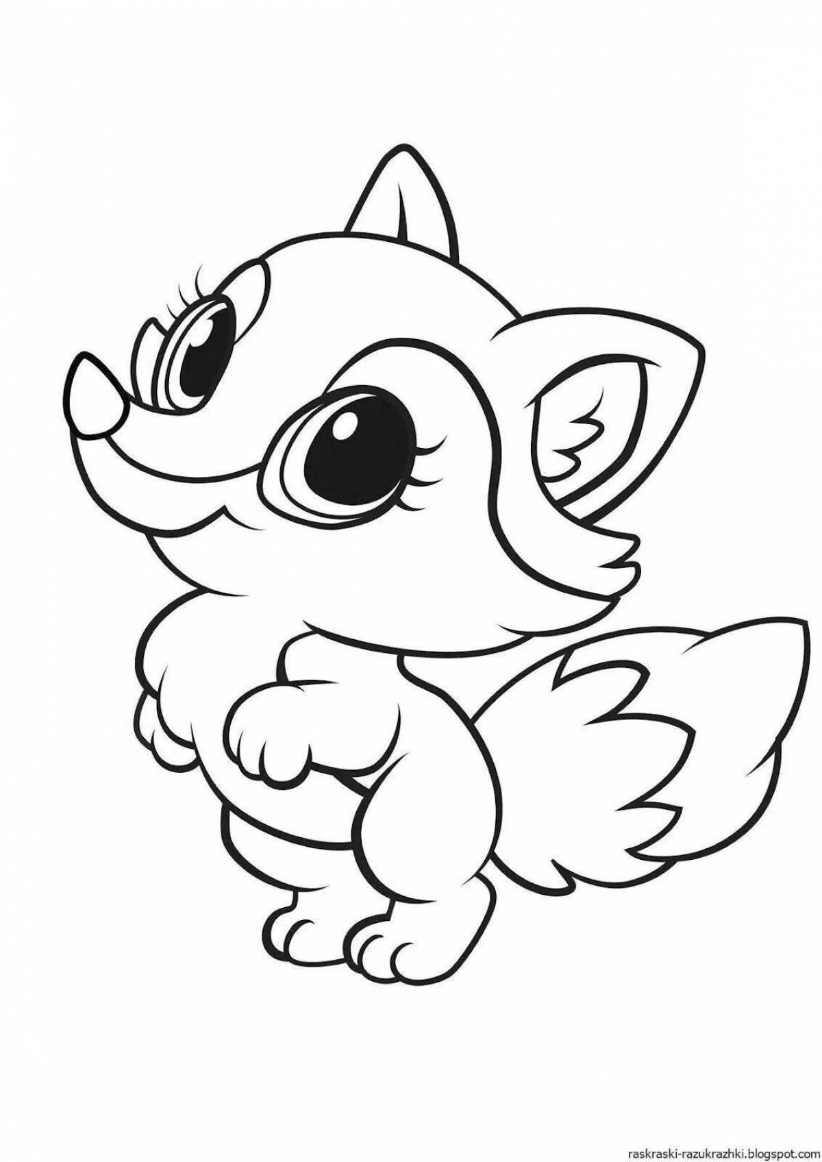 Fun animal coloring pages for kids