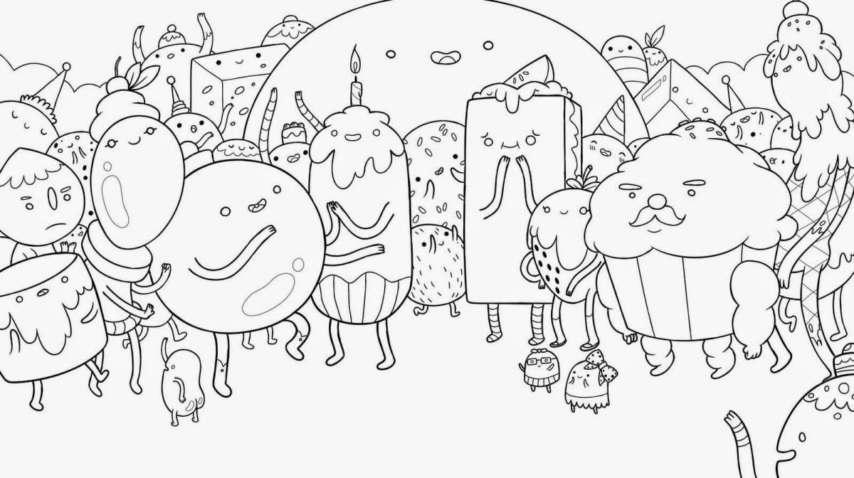 Daring adventure coloring book