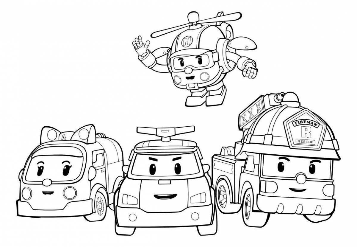 Dazzling cartoon cars for boys