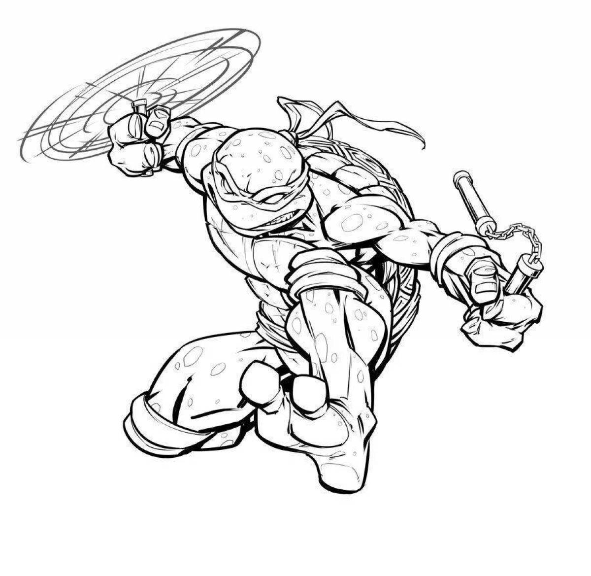 Color dynamic coloring of the mutant