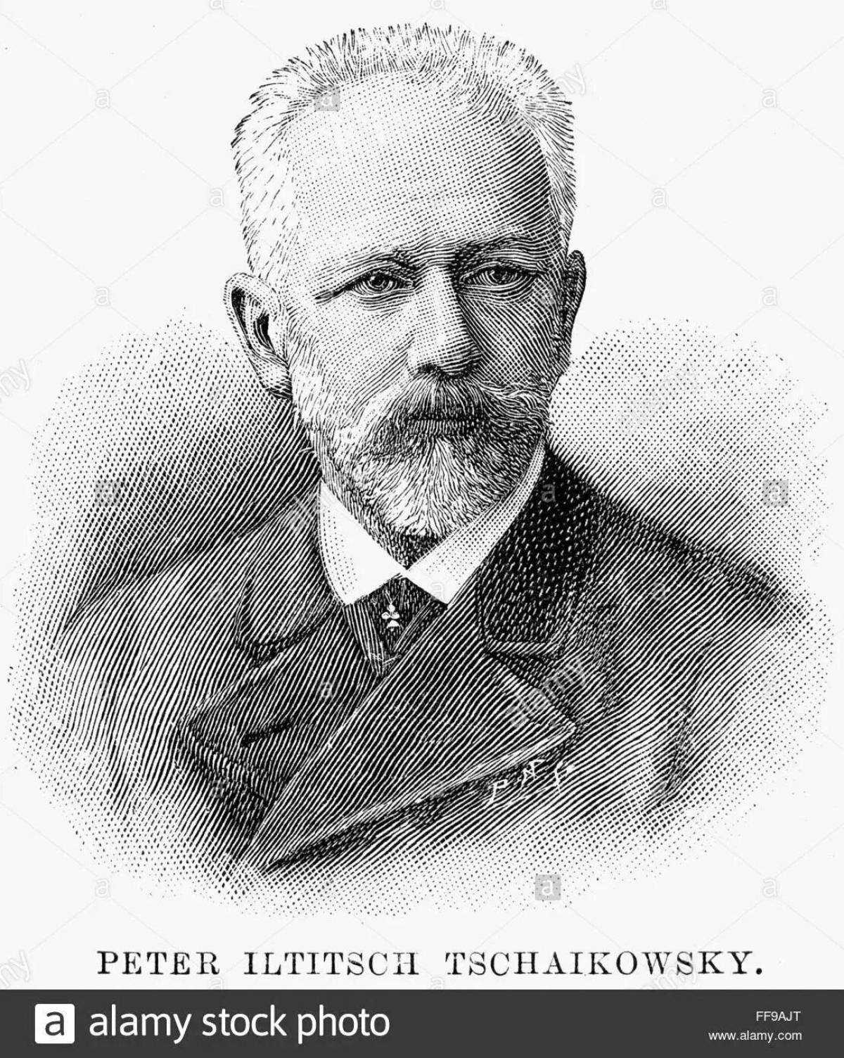 Colourful coloring Tchaikovsky