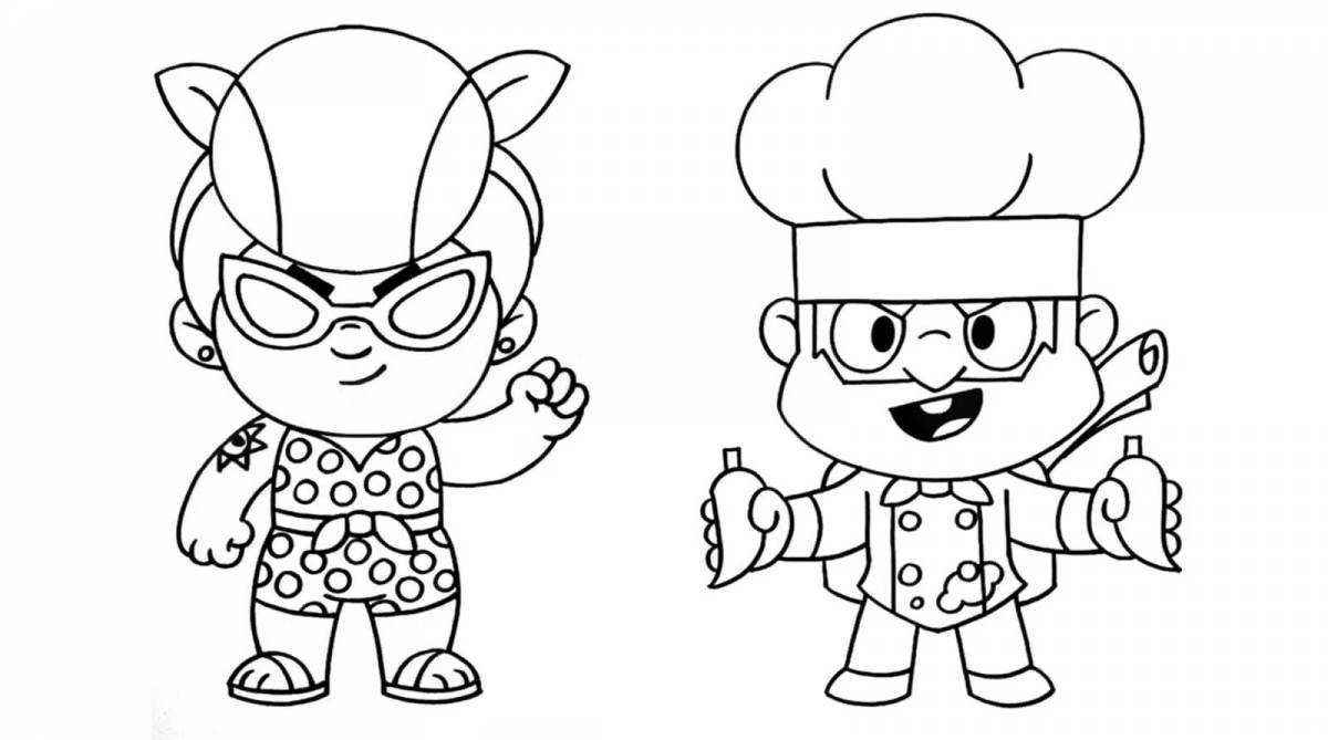 Coloring page sweet poco