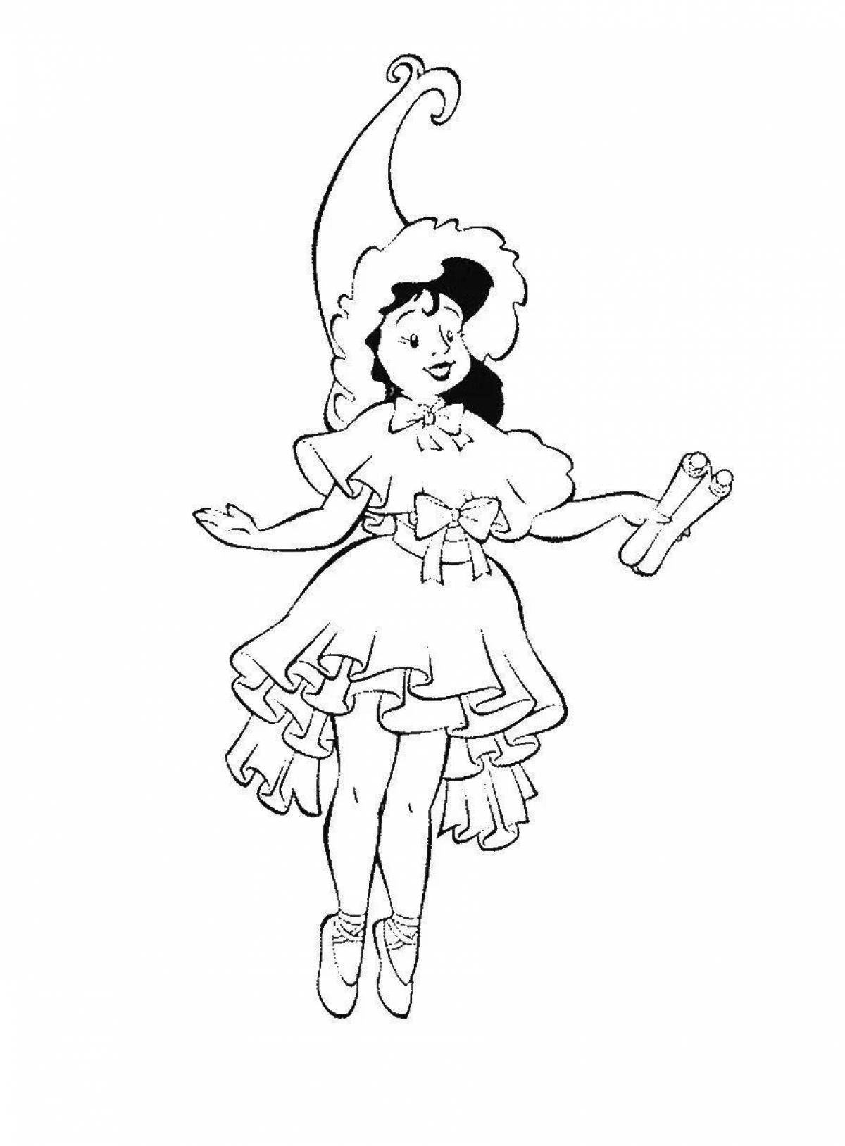 Photo Ellie's playful coloring