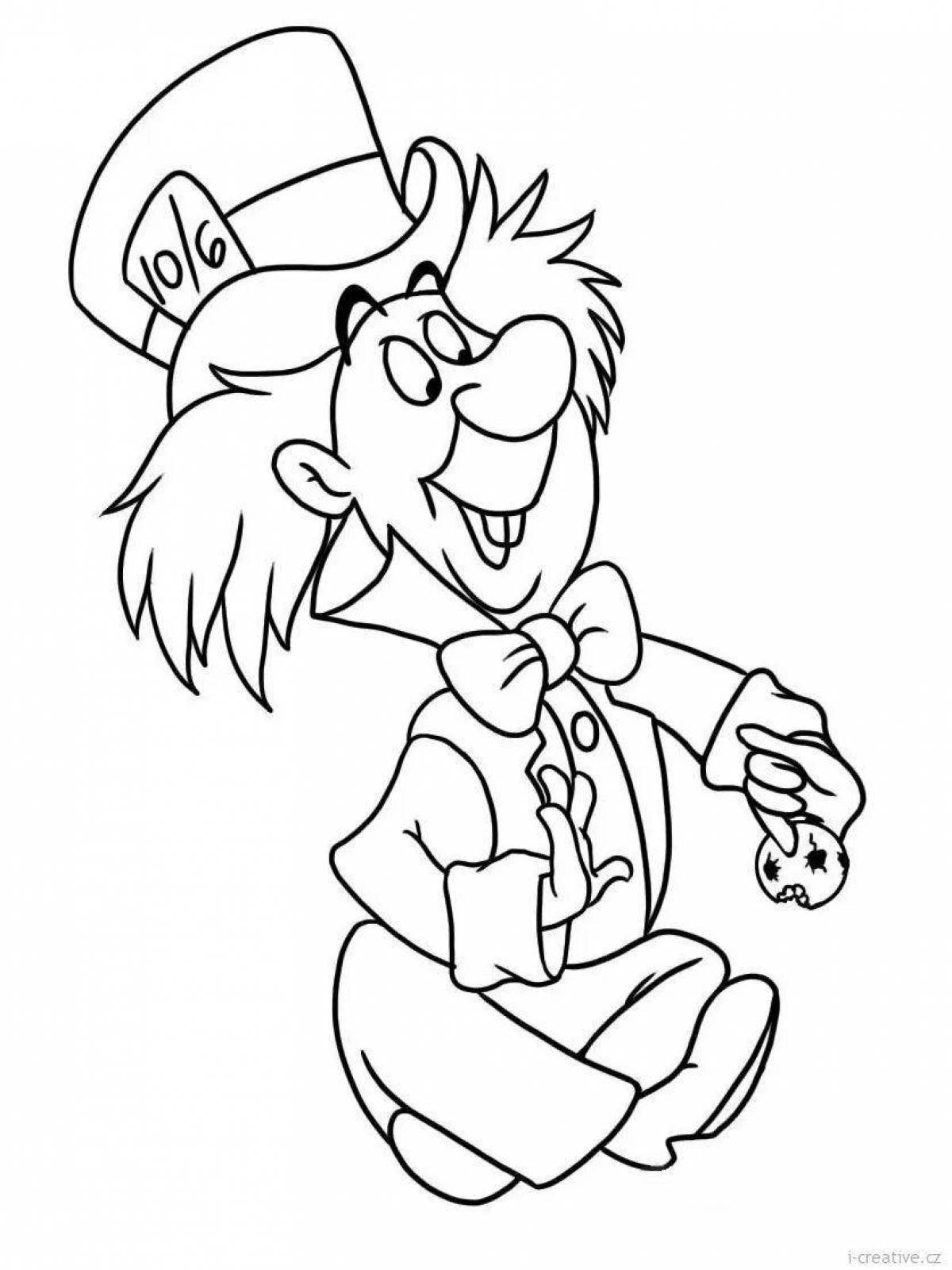 Gorgeous Hatter coloring page