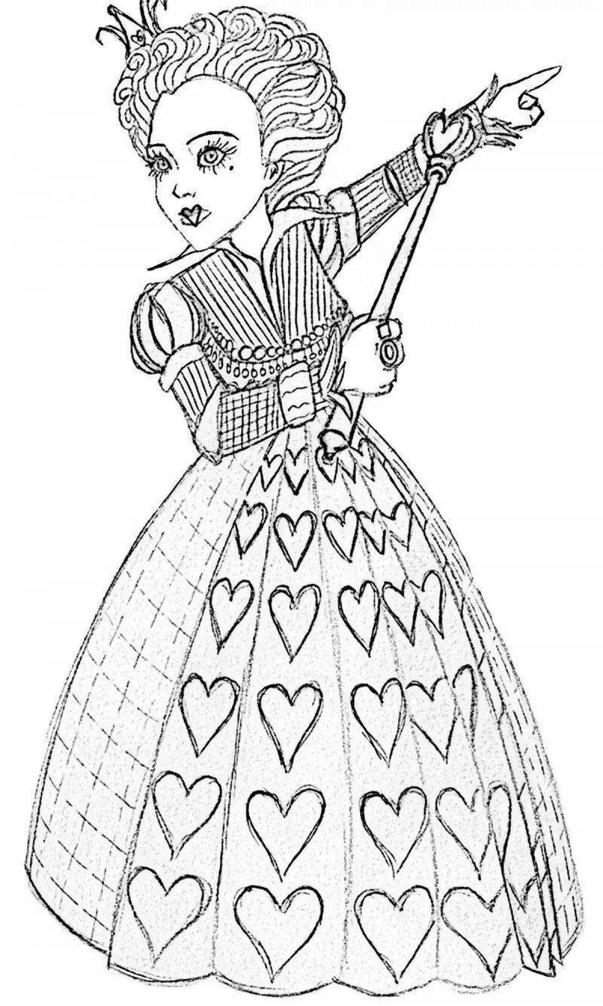 Fancy Hatter coloring page