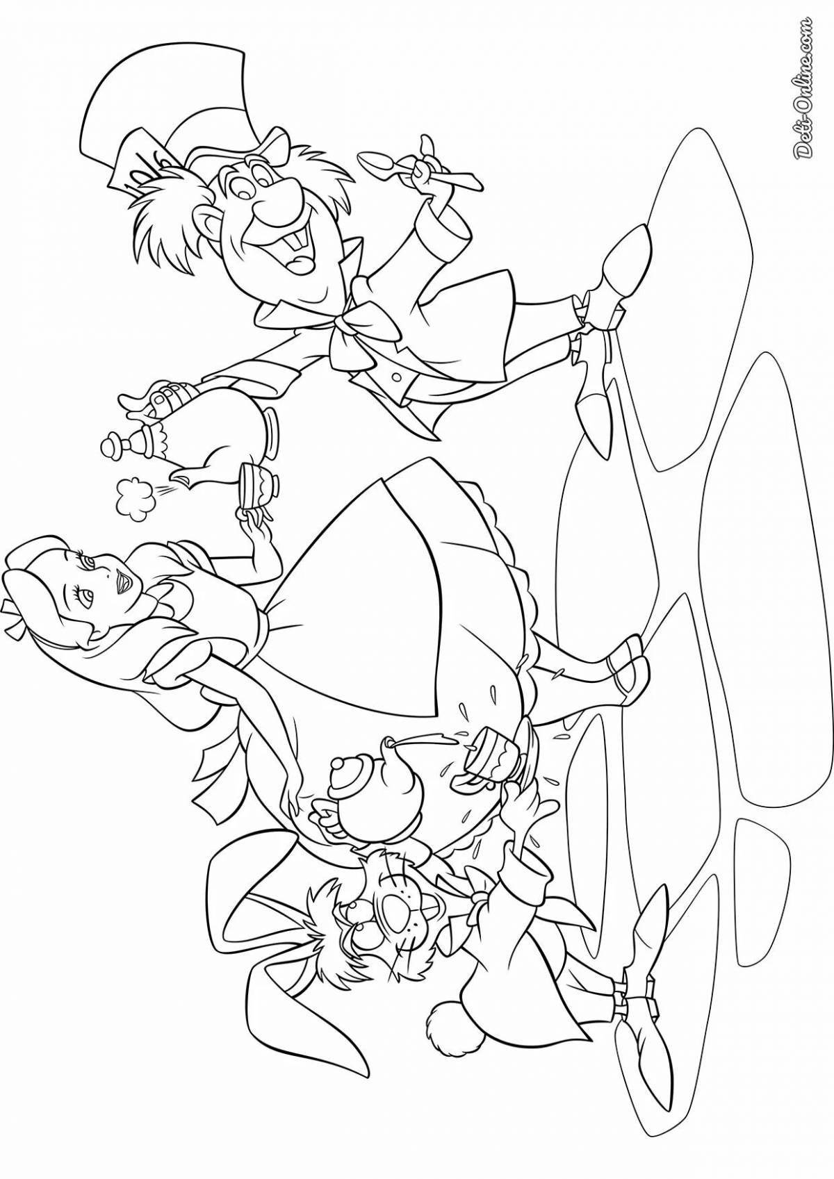 Coloring page stupid hatter