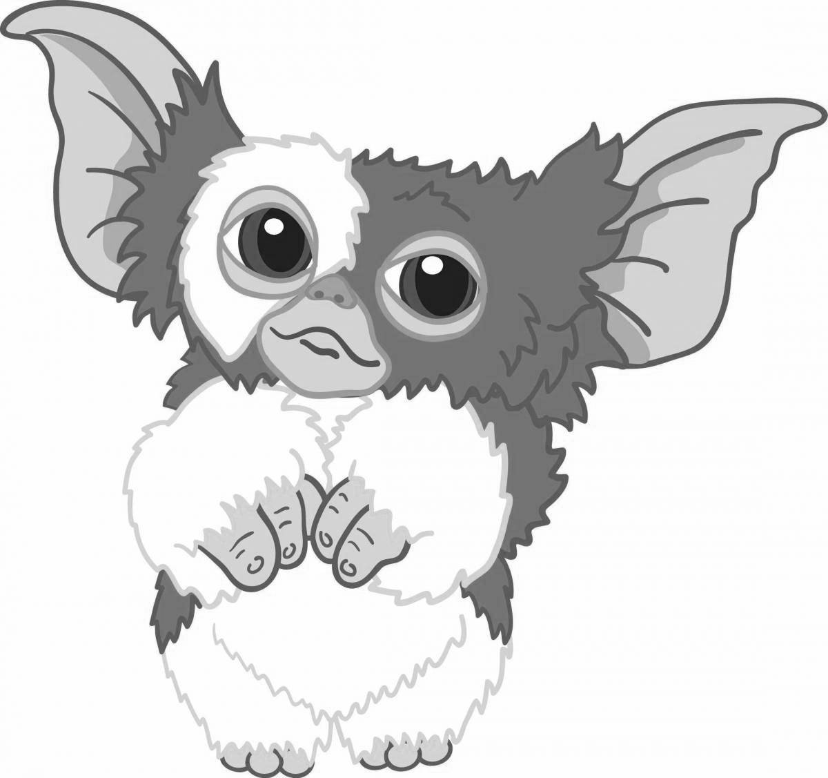 Amazing gizmo coloring page
