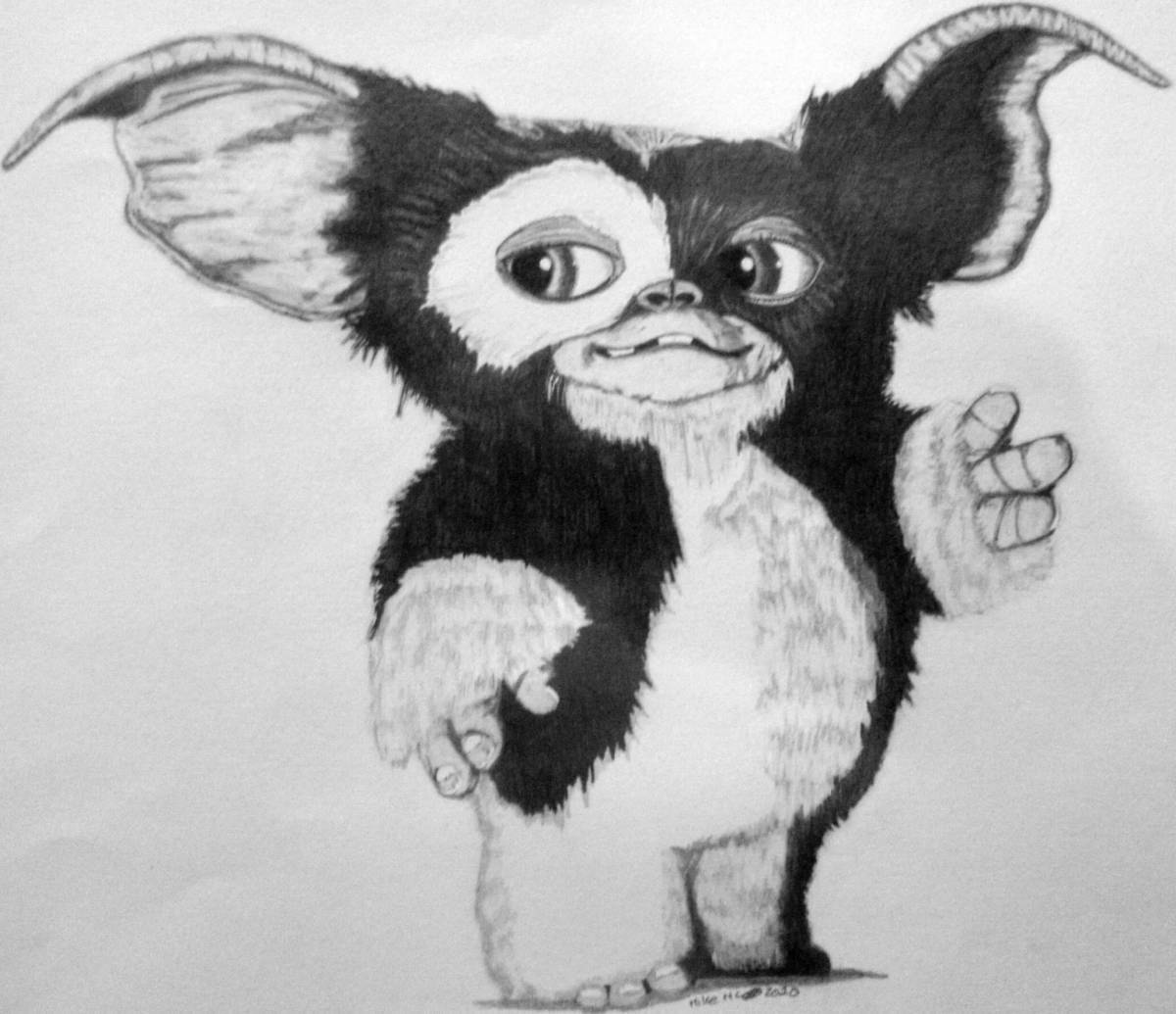 Bold gizmo coloring page