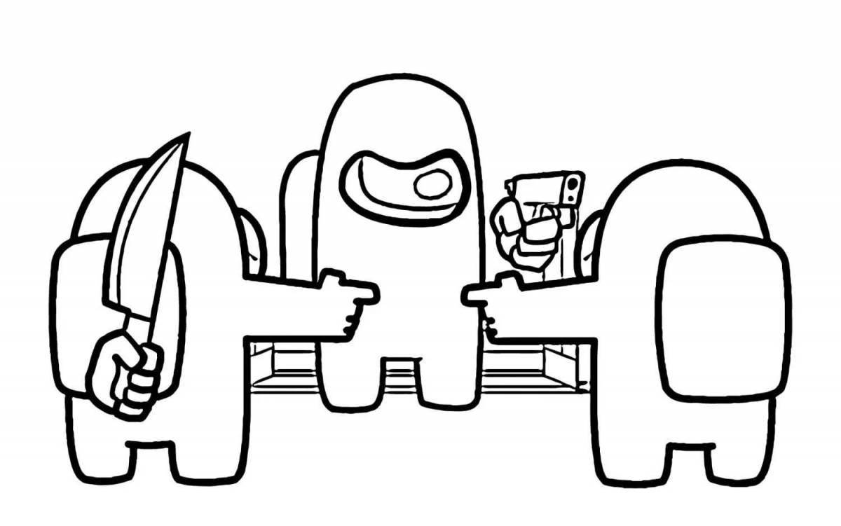 Раскраска Раскраска радостный предатель