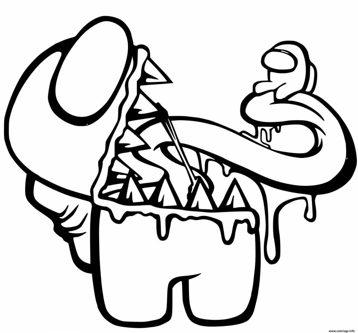 Раскраска Раскраска смелый предатель