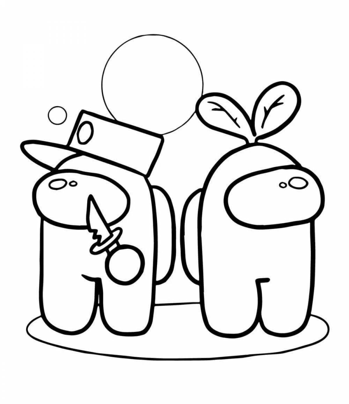 Раскраска Раскраска причудливый предатель