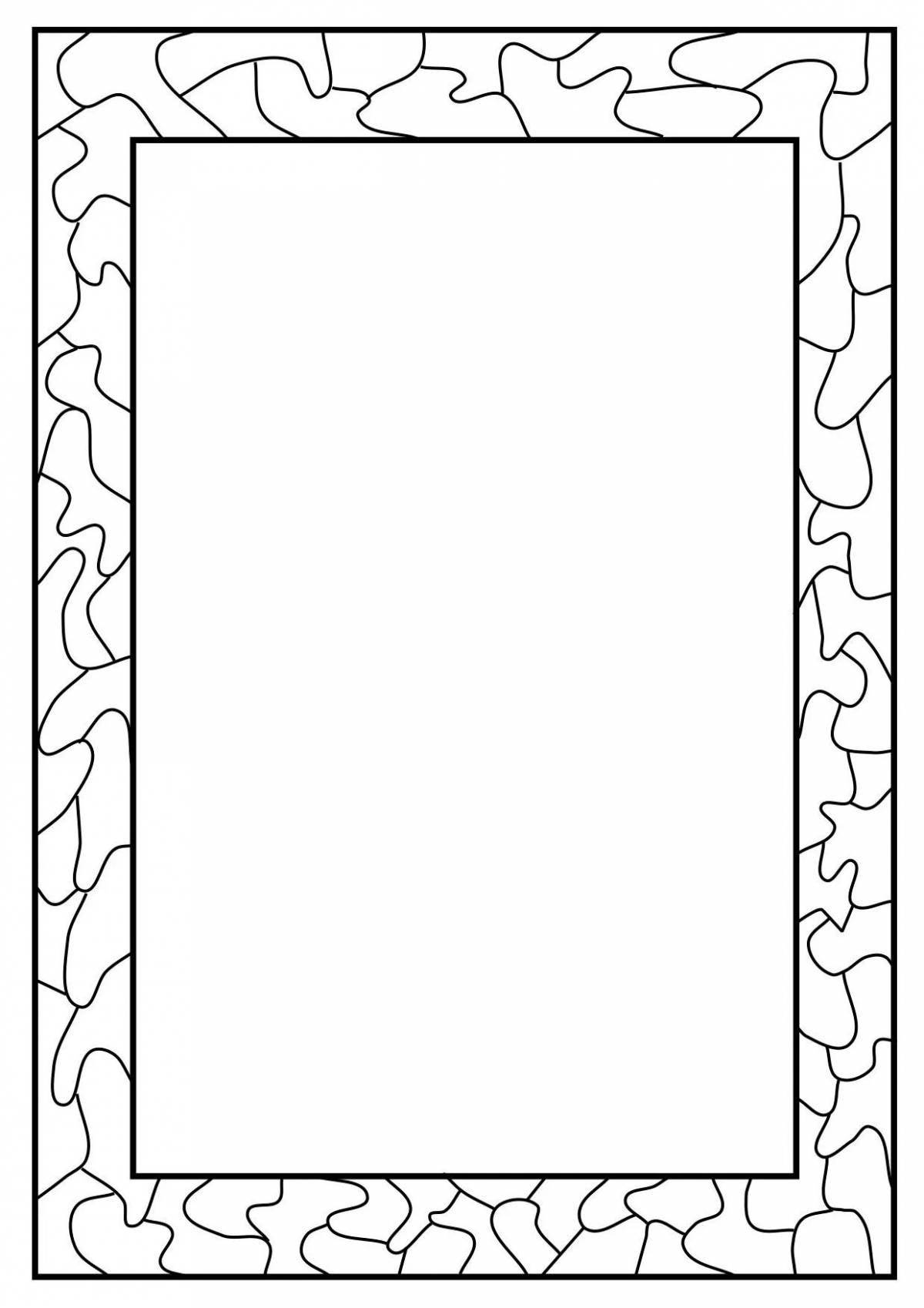 Photo Fun coloring frame