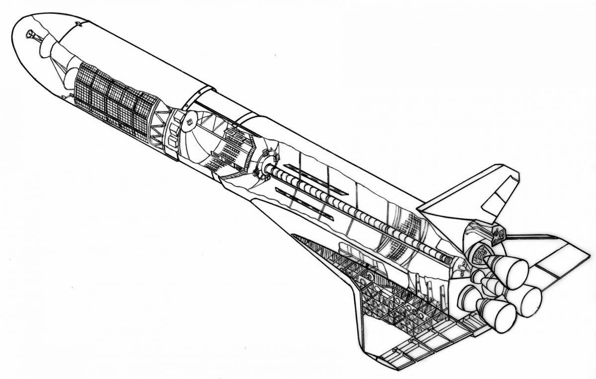 Exquisite blizzard coloring page