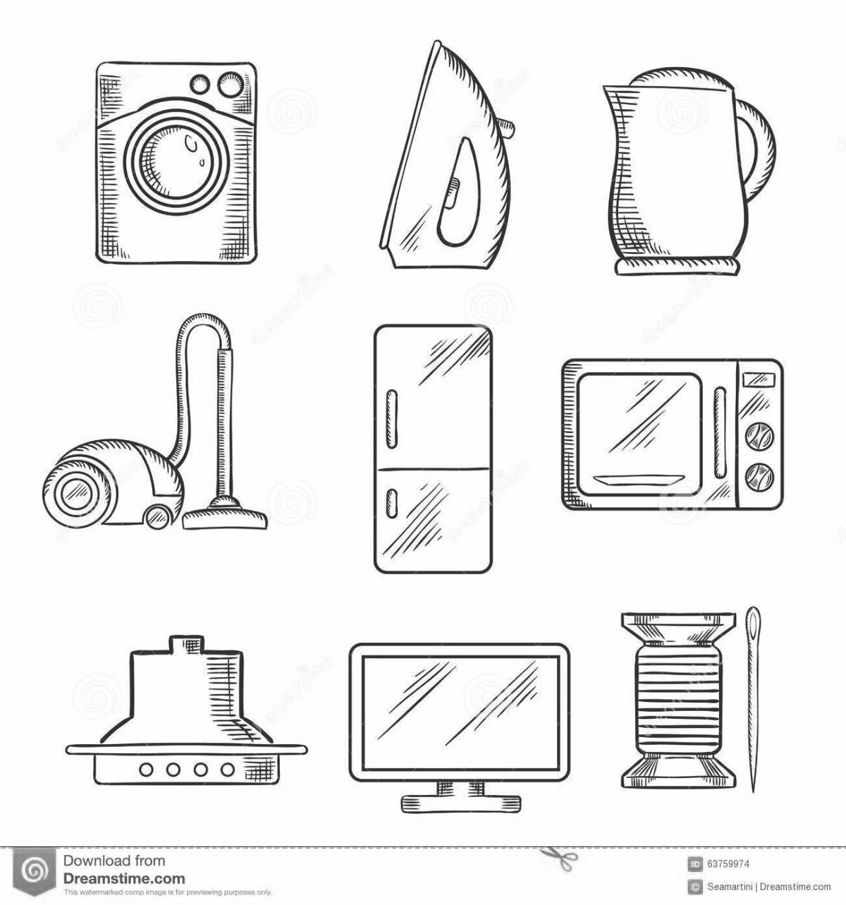 Household appliances for kindergarten #6