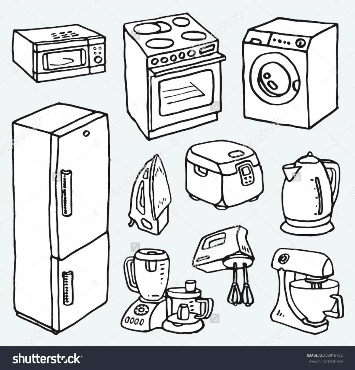 Household appliances for kindergarten #16