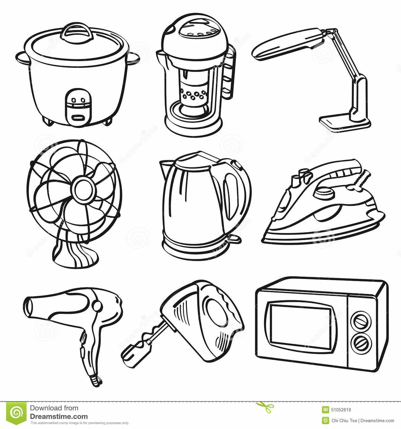 Household appliances for kindergarten #18