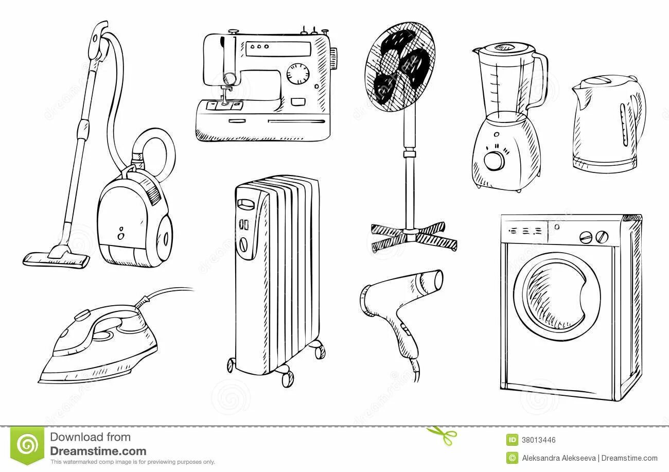 Household appliances for kindergarten #24