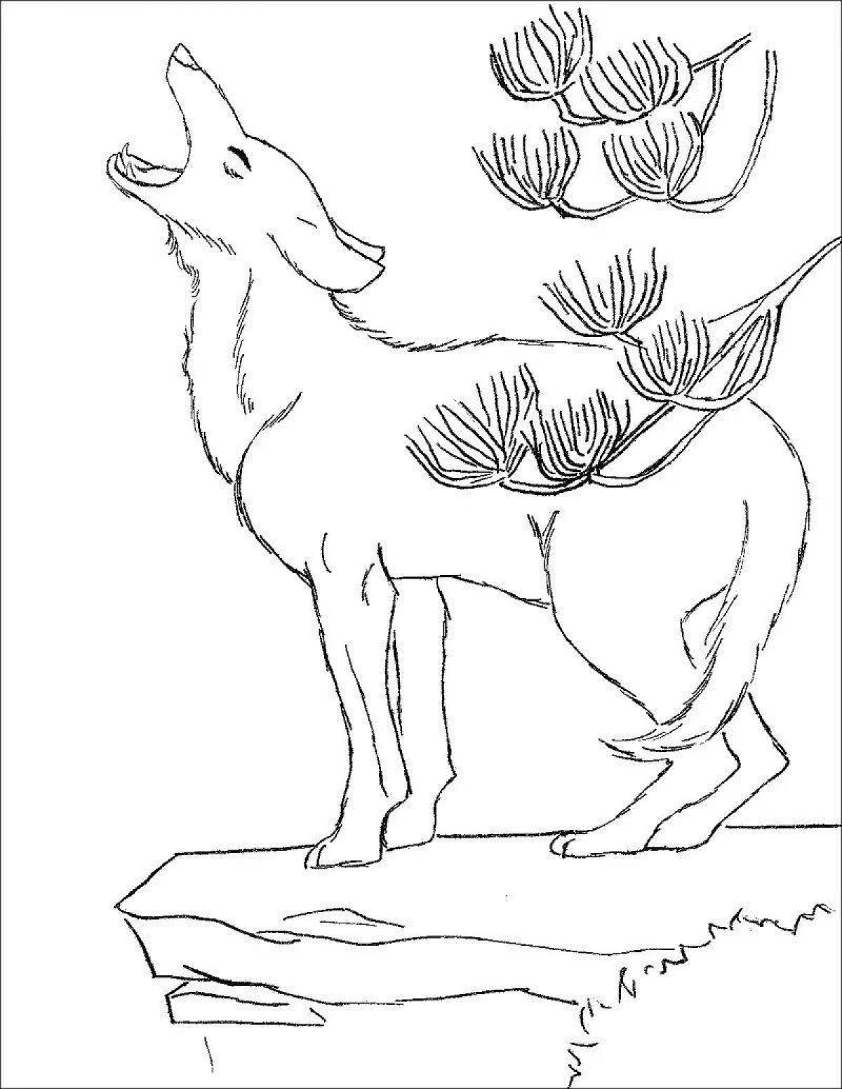 Coloring Coyote Coloring Page