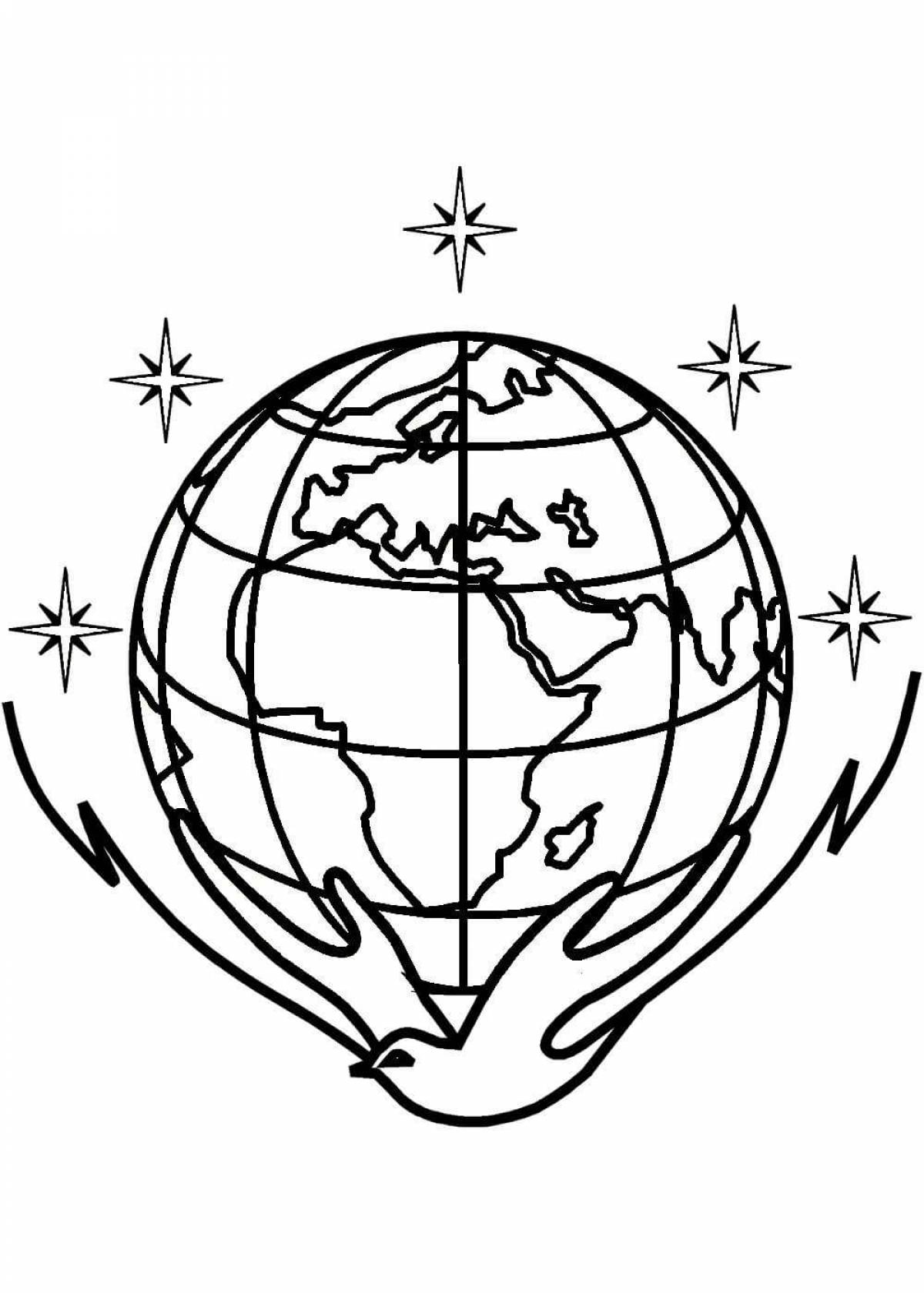 Colorific we are for the world coloring for kids