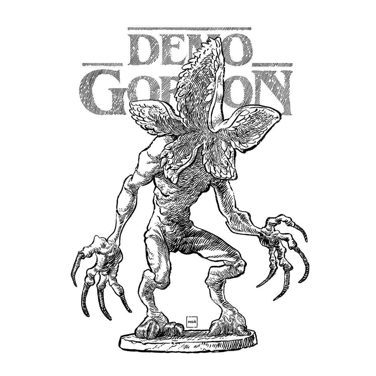 Exquisite demogorgon coloring book