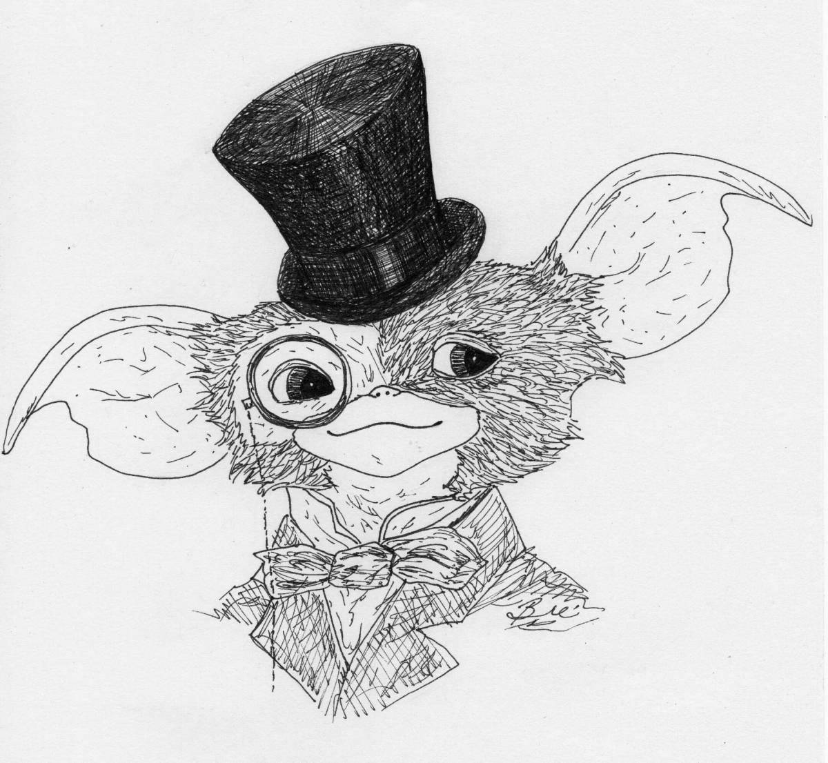 Fairy Gremlins coloring book