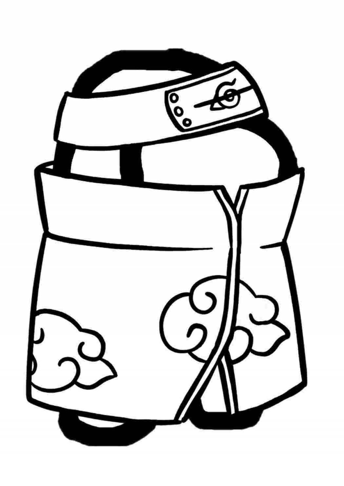 Восхитительная раскраска кисаме