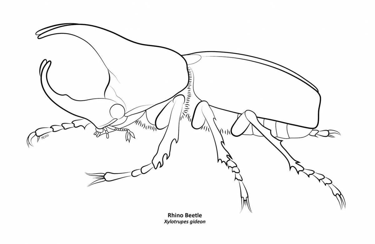Fun coloring pages with bugs