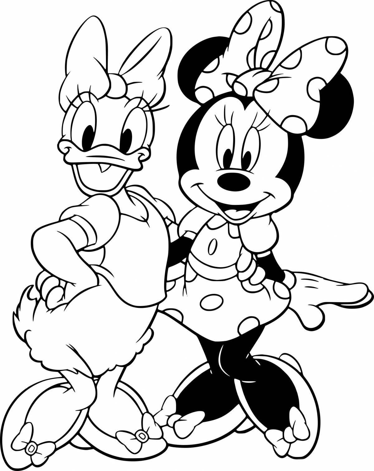 Minnie's exciting coloring book