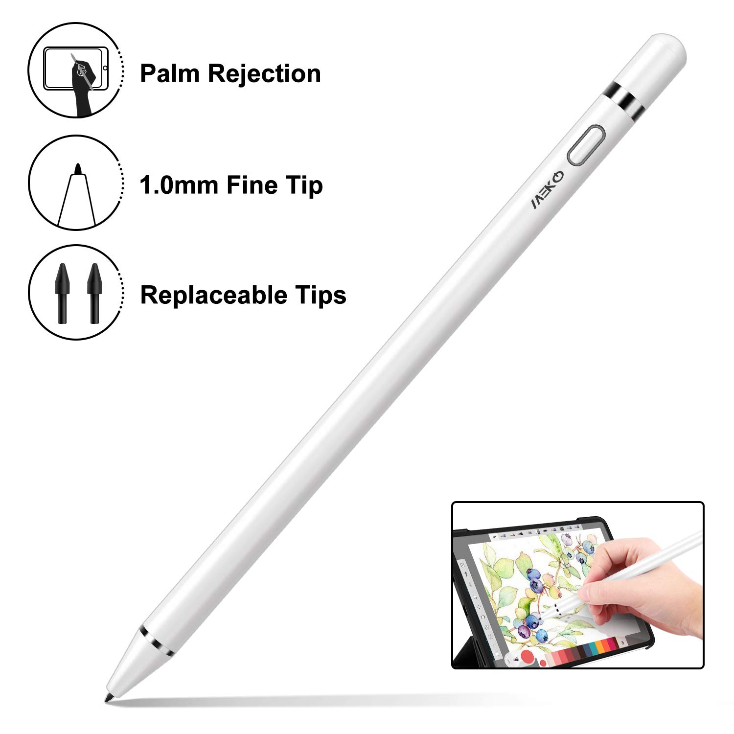 Colorful and stylish stylus for coloring pages