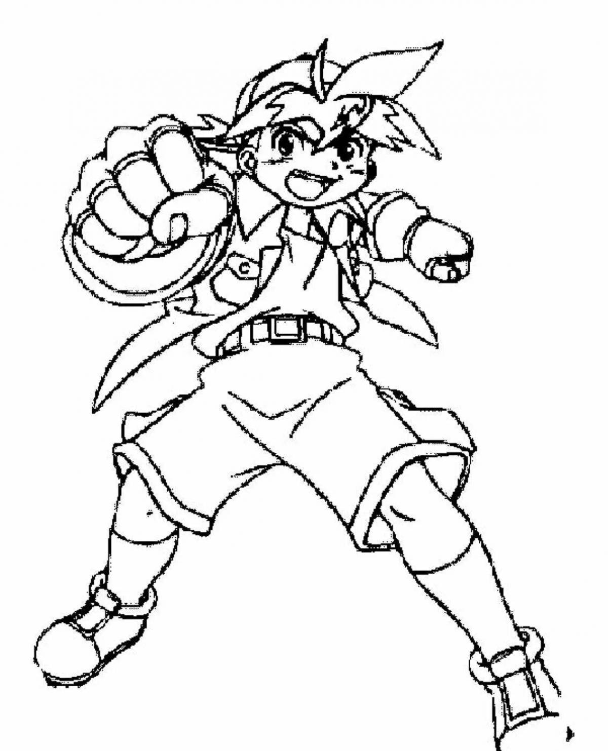 Цветная-яркая раскраска зак