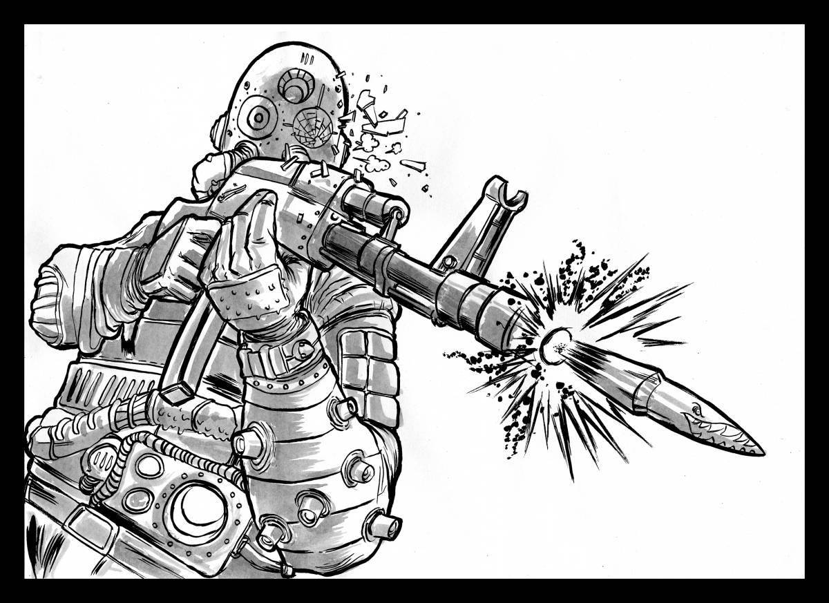 Coloring fairy tale echo