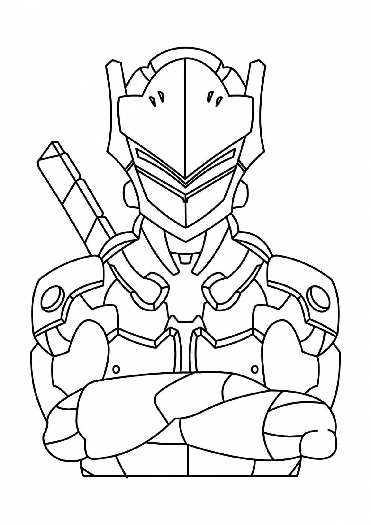 Majestic echo coloring page