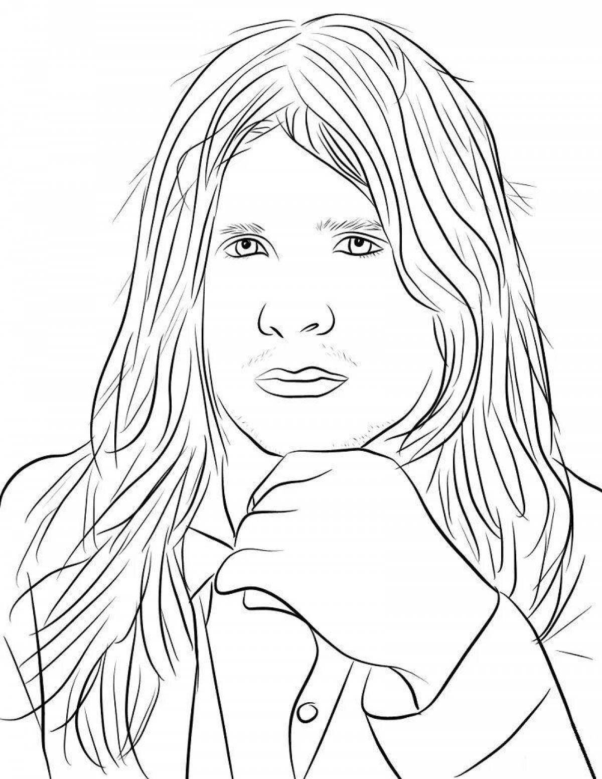 Fabulous celebrity coloring pages