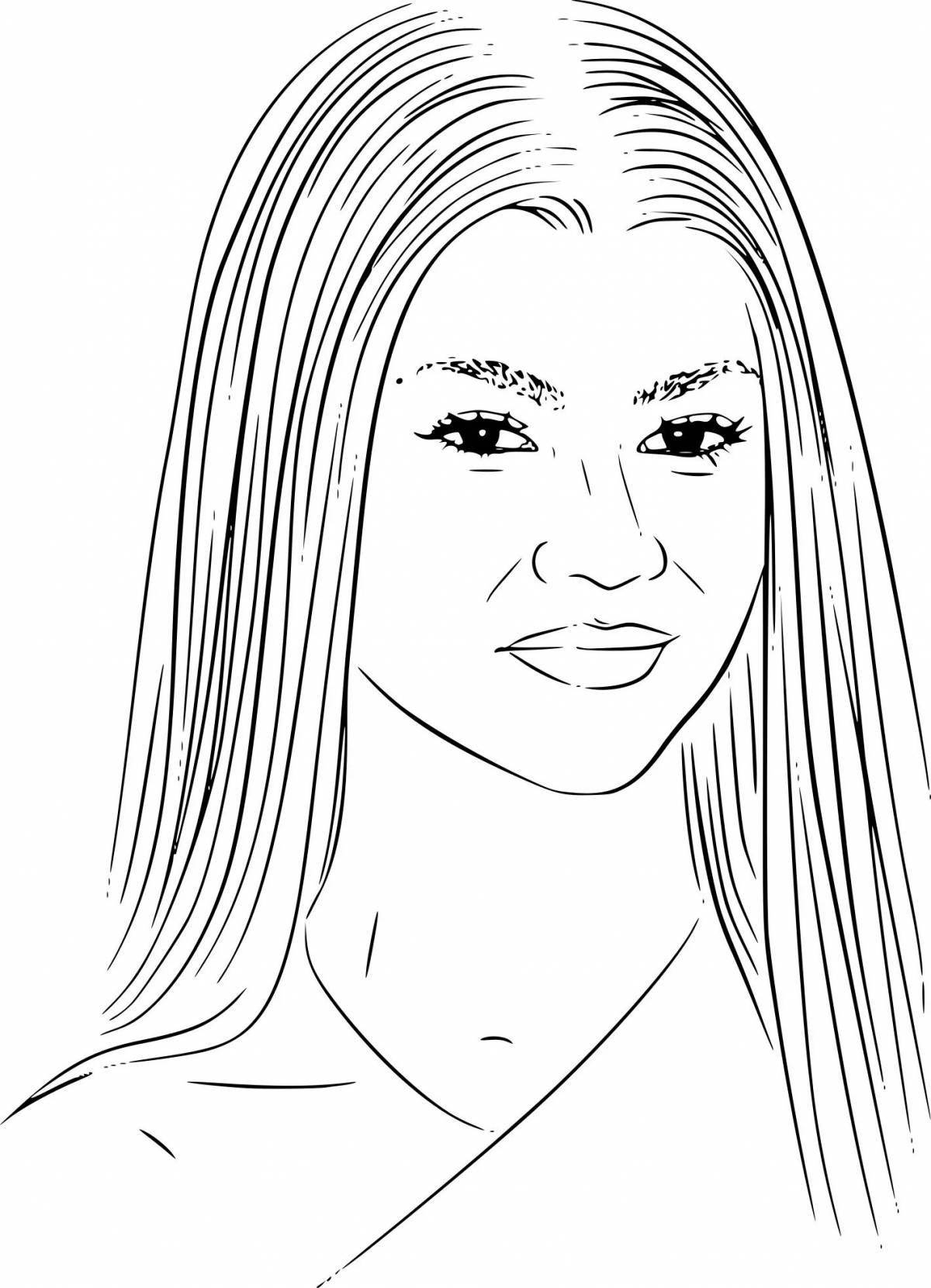 Fun celebrity coloring pages
