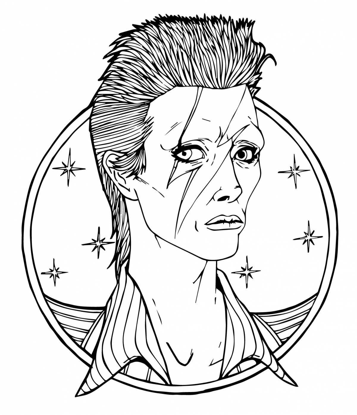 Celebrity humorous coloring pages