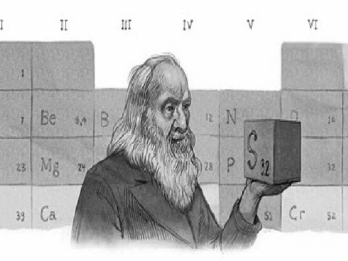 Coloring merry mendeleev