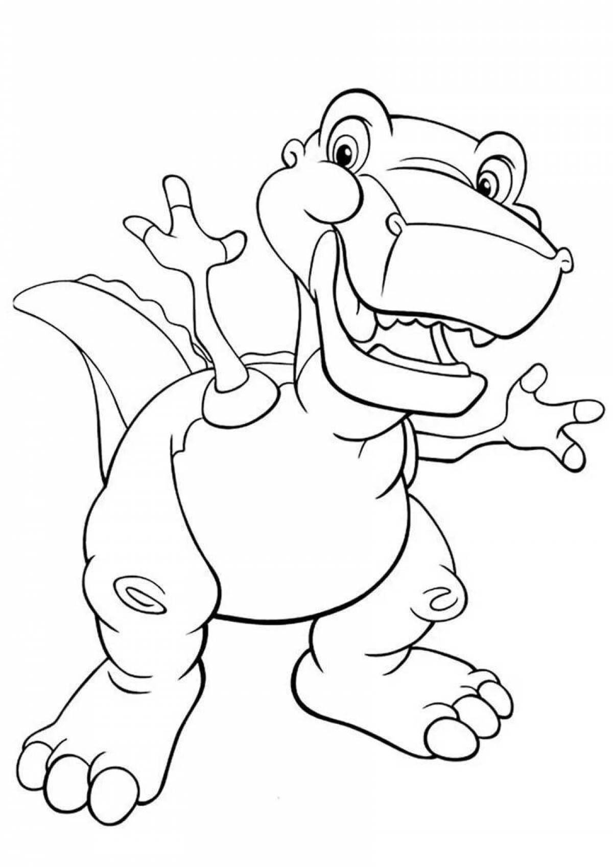 Photo Vibrant animal coloring page