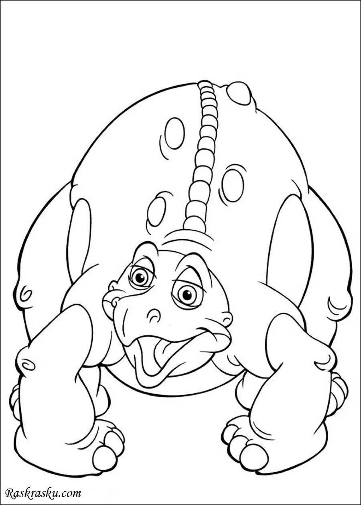 Fun critter coloring page
