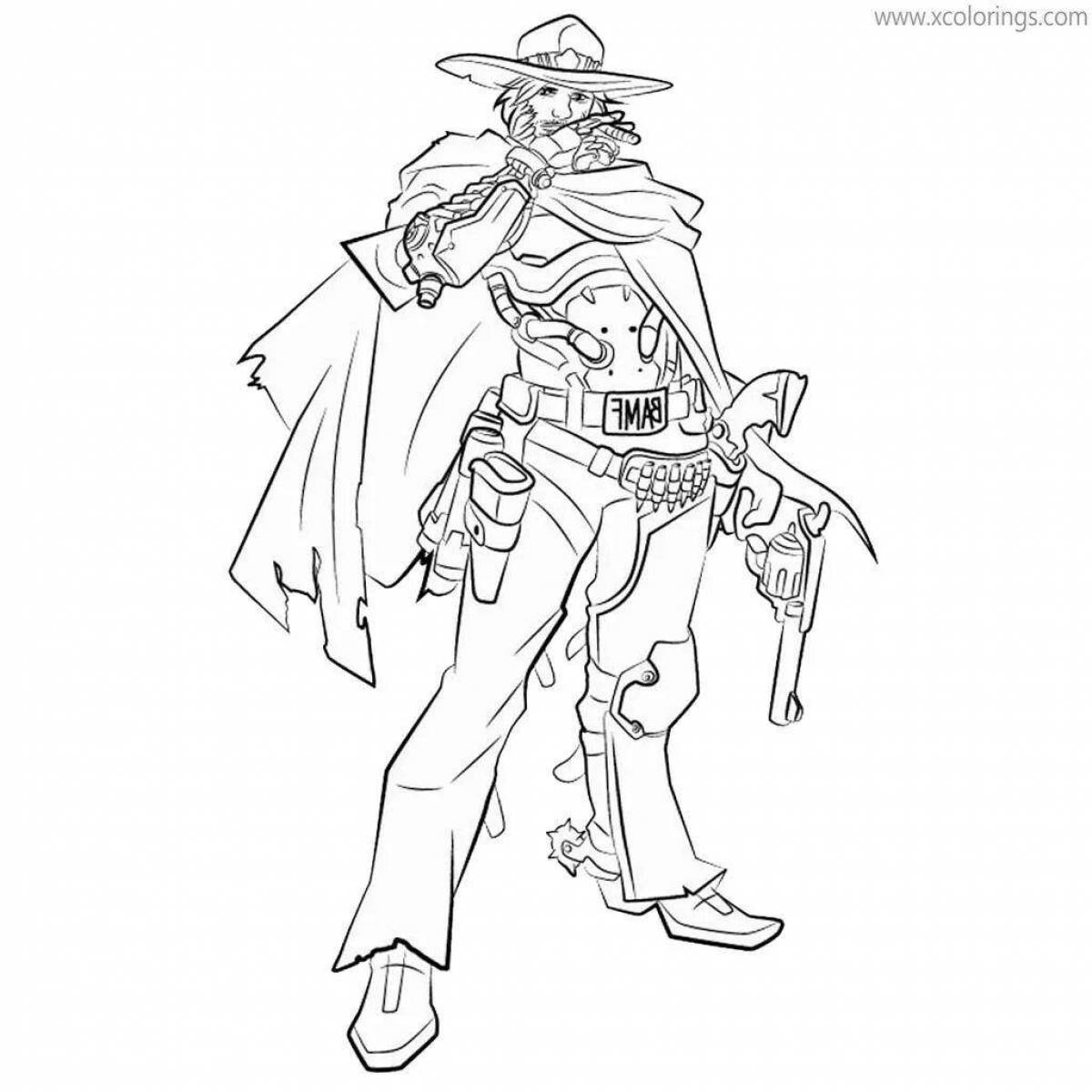 Great overwatch coloring book