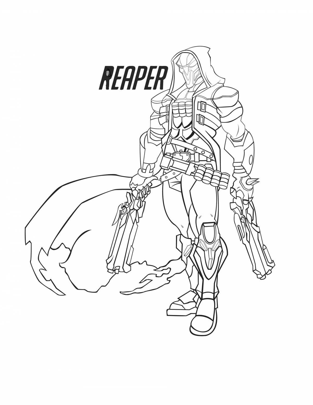 Charming overwatch coloring book