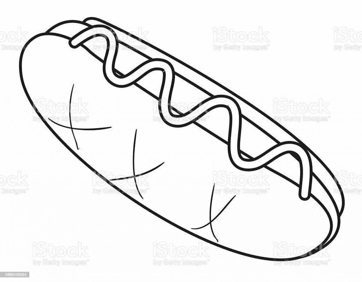 Photo Colouring funny bacon